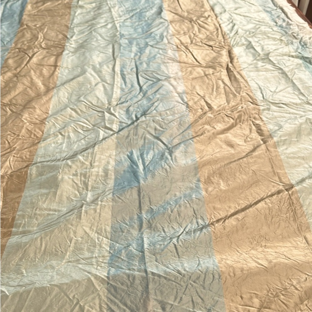 Curtains “silk” lined